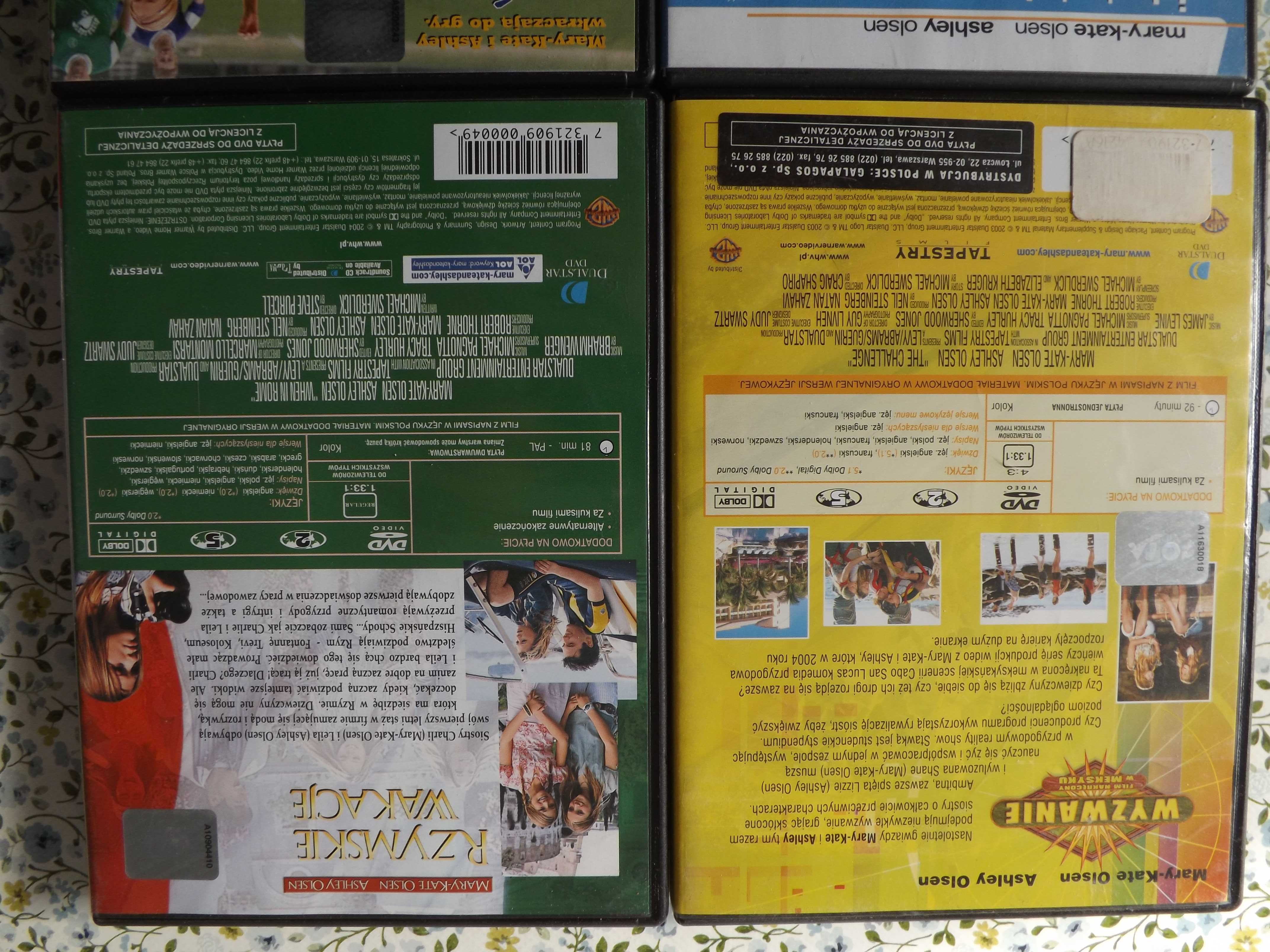 Siostry bliźniaczki Olsen filmy dvd Wyzwanie