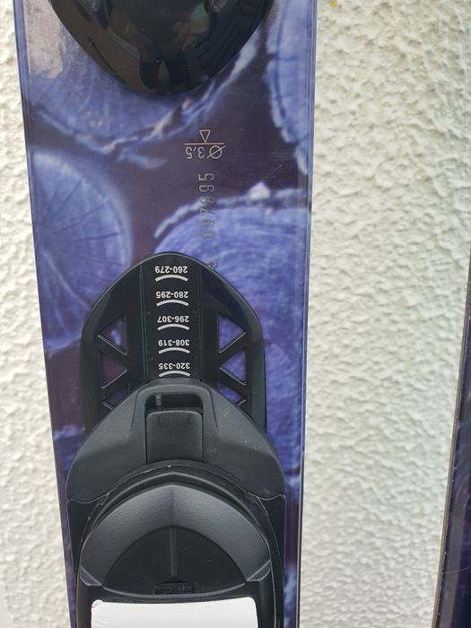 Skis, bastões e saco