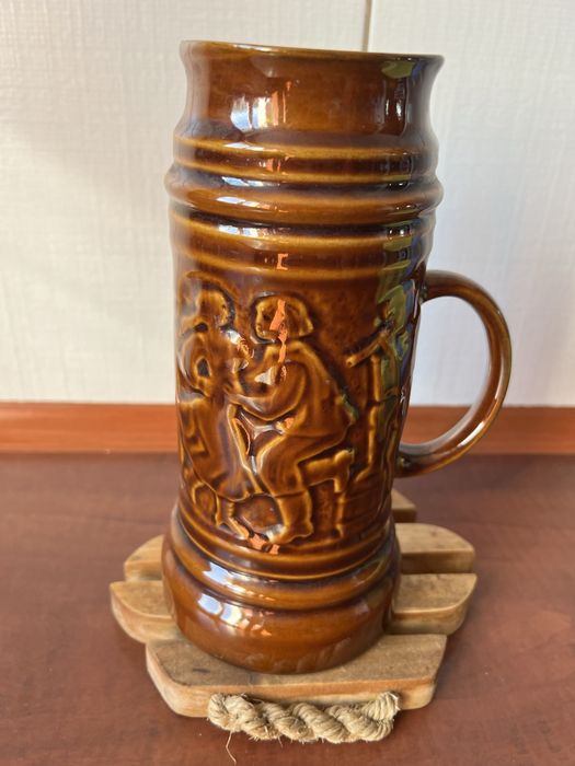 Kufel kolekcjonerski brązowy JARO