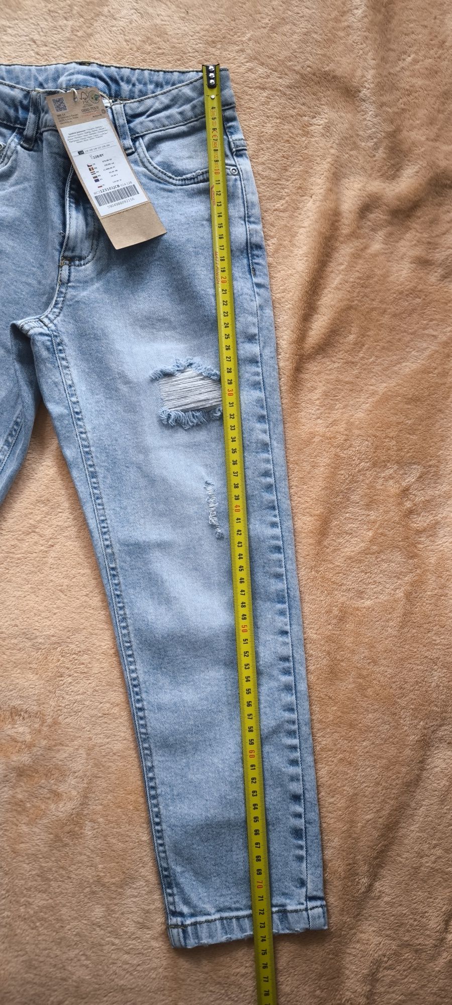 Nowe spodnie jeansowe coccodrillo r. 128