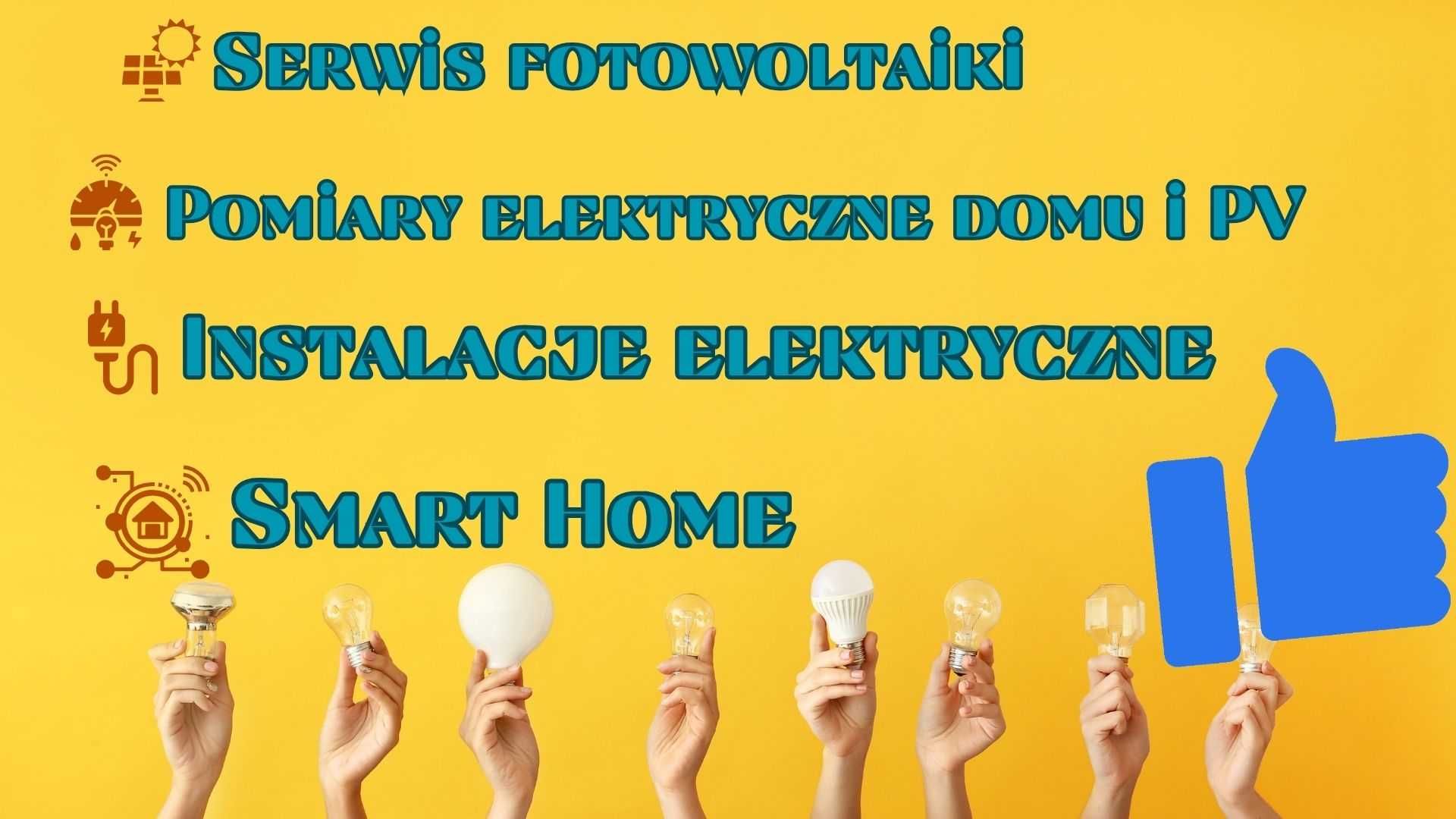 Elektryk / Usługi Elektryczne / Pomiary domu i fotowoltaiki/Serwis PV