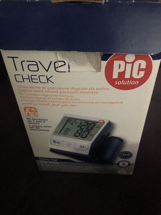 Medidor digital de pressão arterial automático Travel check