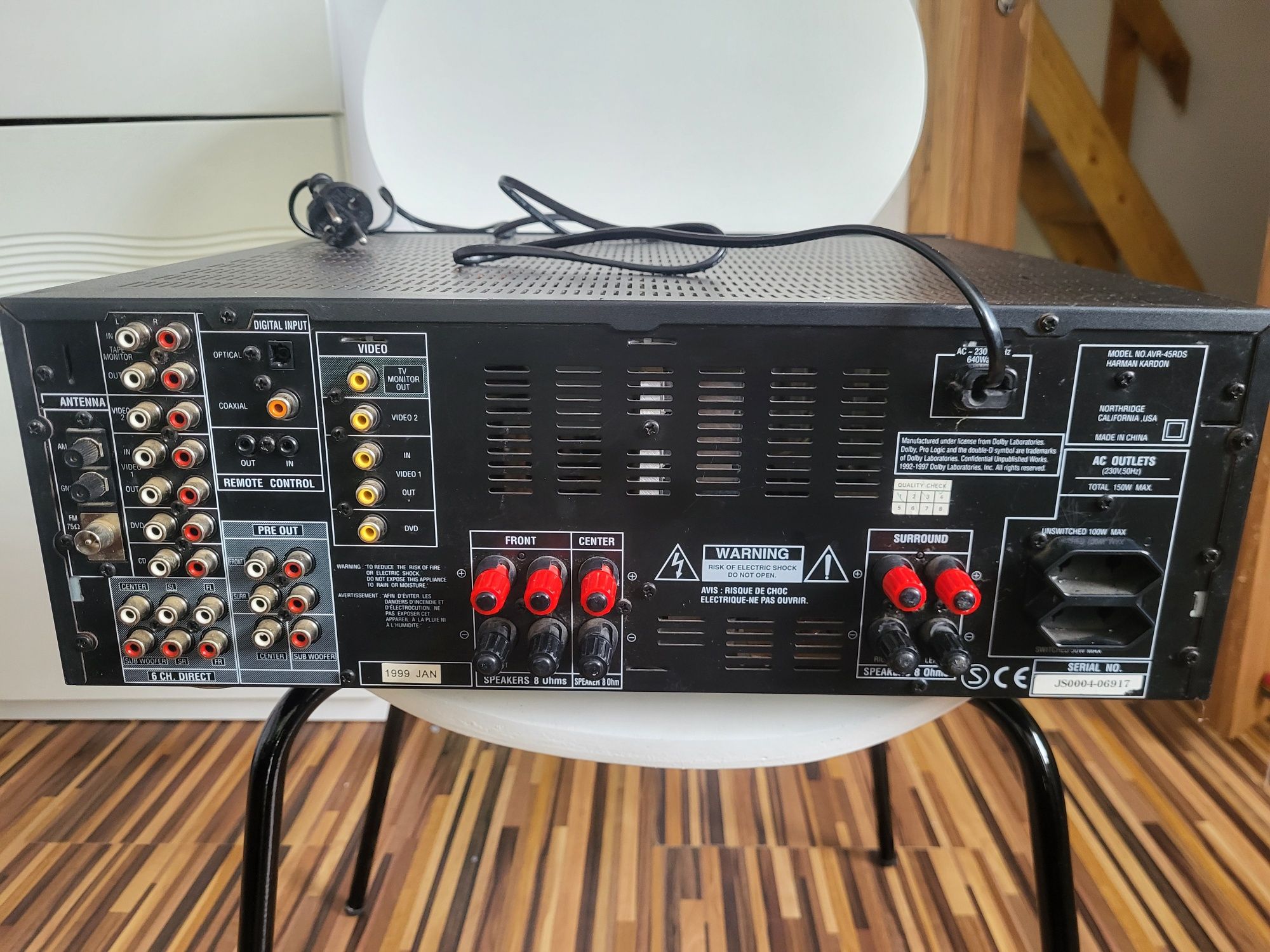 Harman Kardon AVR 45RDS amplituner 5:1