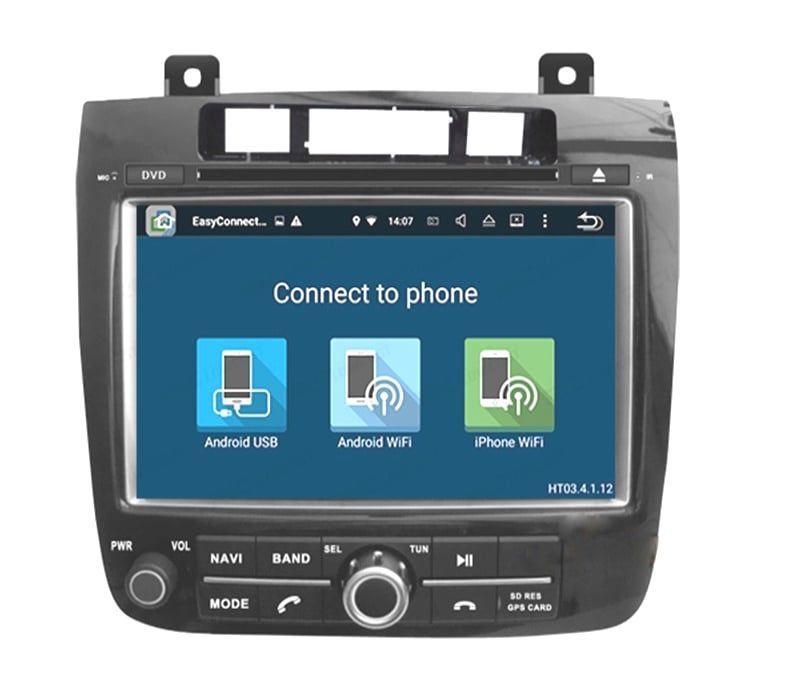 AUTO RÁDIO DVD GPS ANDROID 10 PARA VOLKSWAGEN VW TOUAREG 2010-