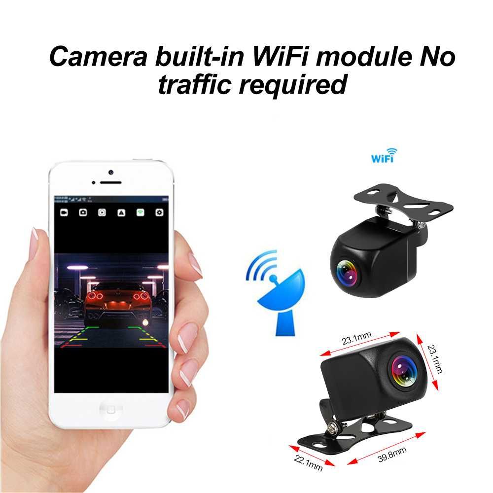 Câmara de marcha atrás wi fi HD USB