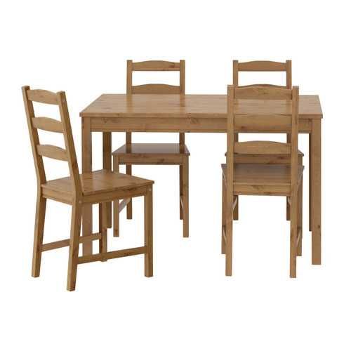 IKEA Jokkmokk — Stół + 4 krzesła LITA SOSNA