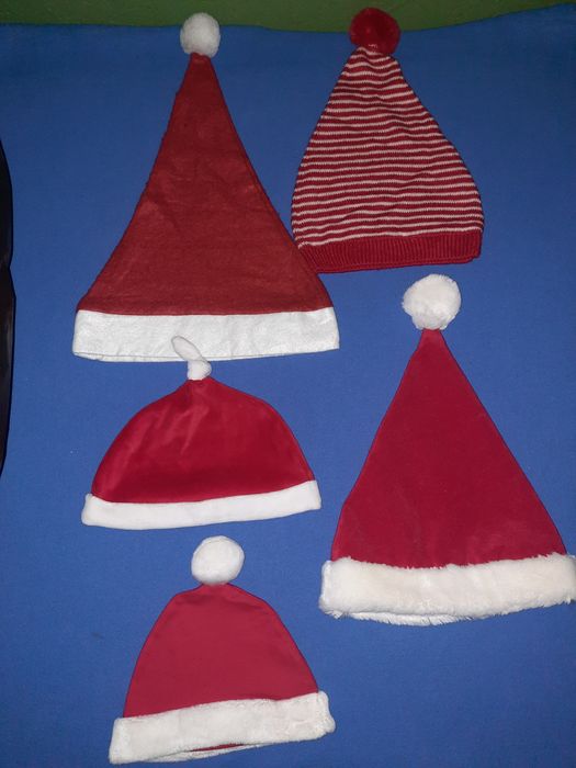 Шапка колпак новогодний