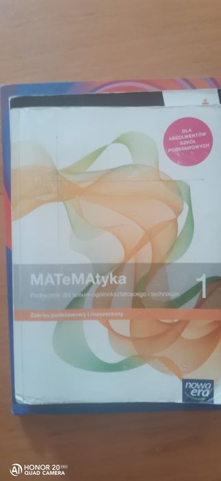 Matematyka 1  nowa era