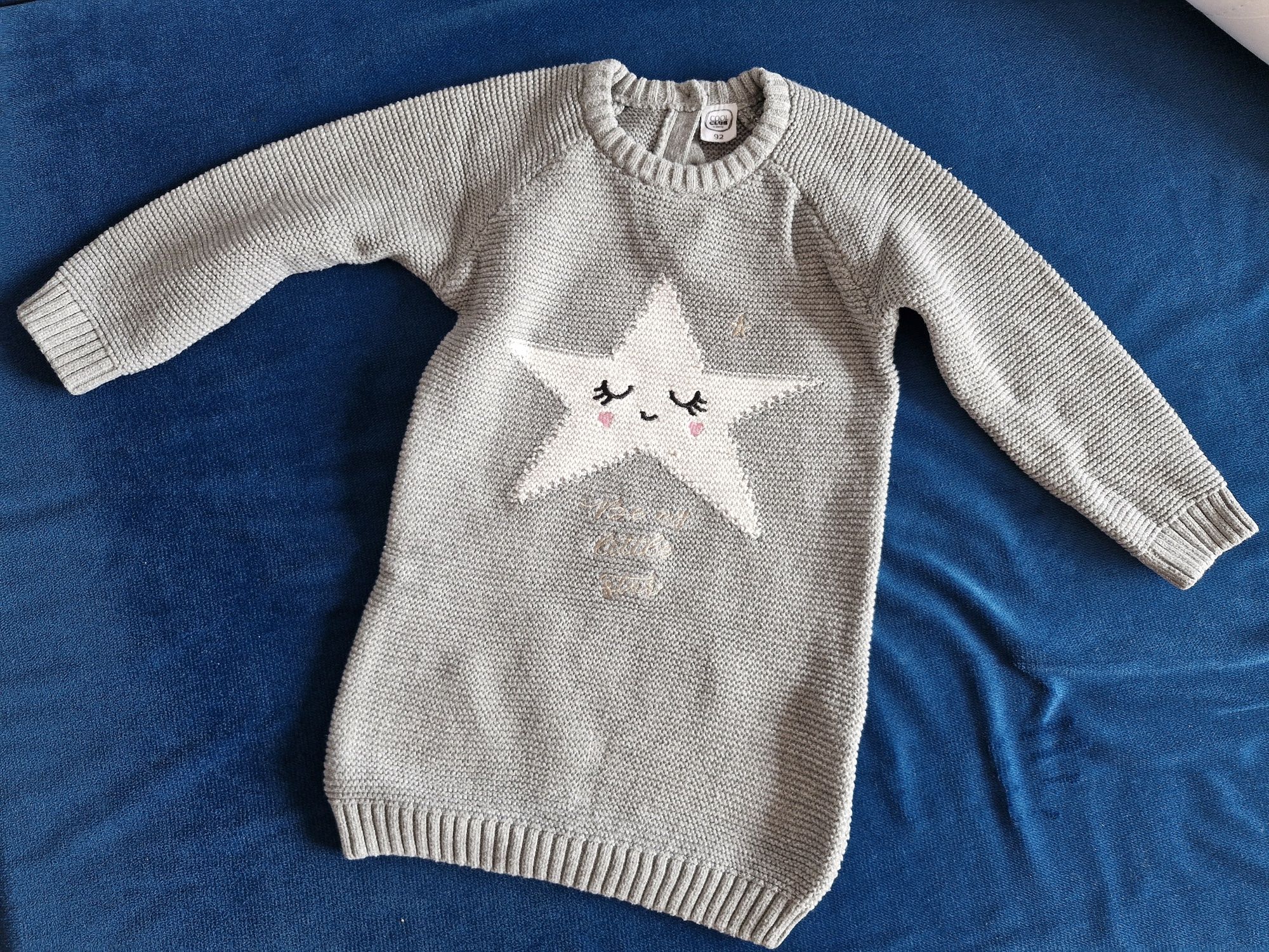 Sukienka/Tunika dzianinowa r. 92
