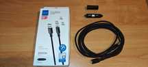 Cabo 2m magnético 3 em 1 apple Lightning + Micro USB + USB Type-C