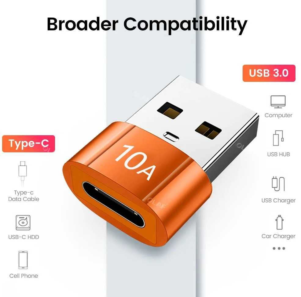 Перехідник адаптер кардридер OTG  Type-C USB 3.0
