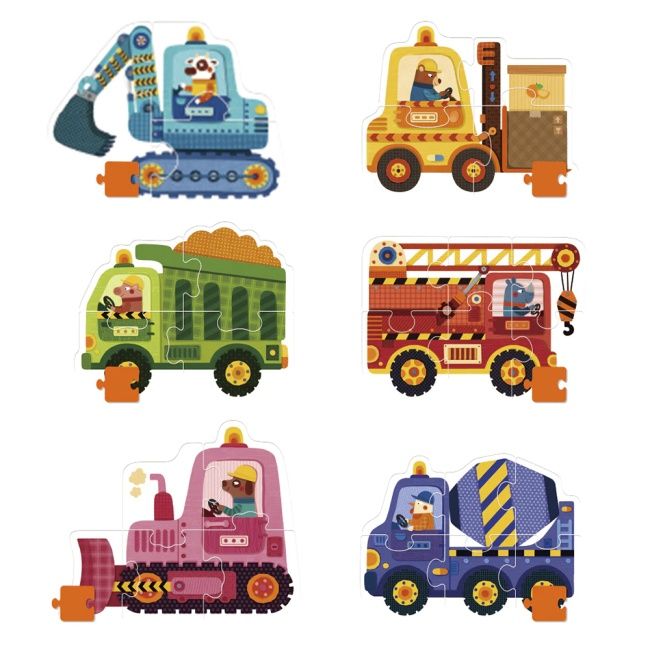 Mideer Мій перший пазл Будівельні машини