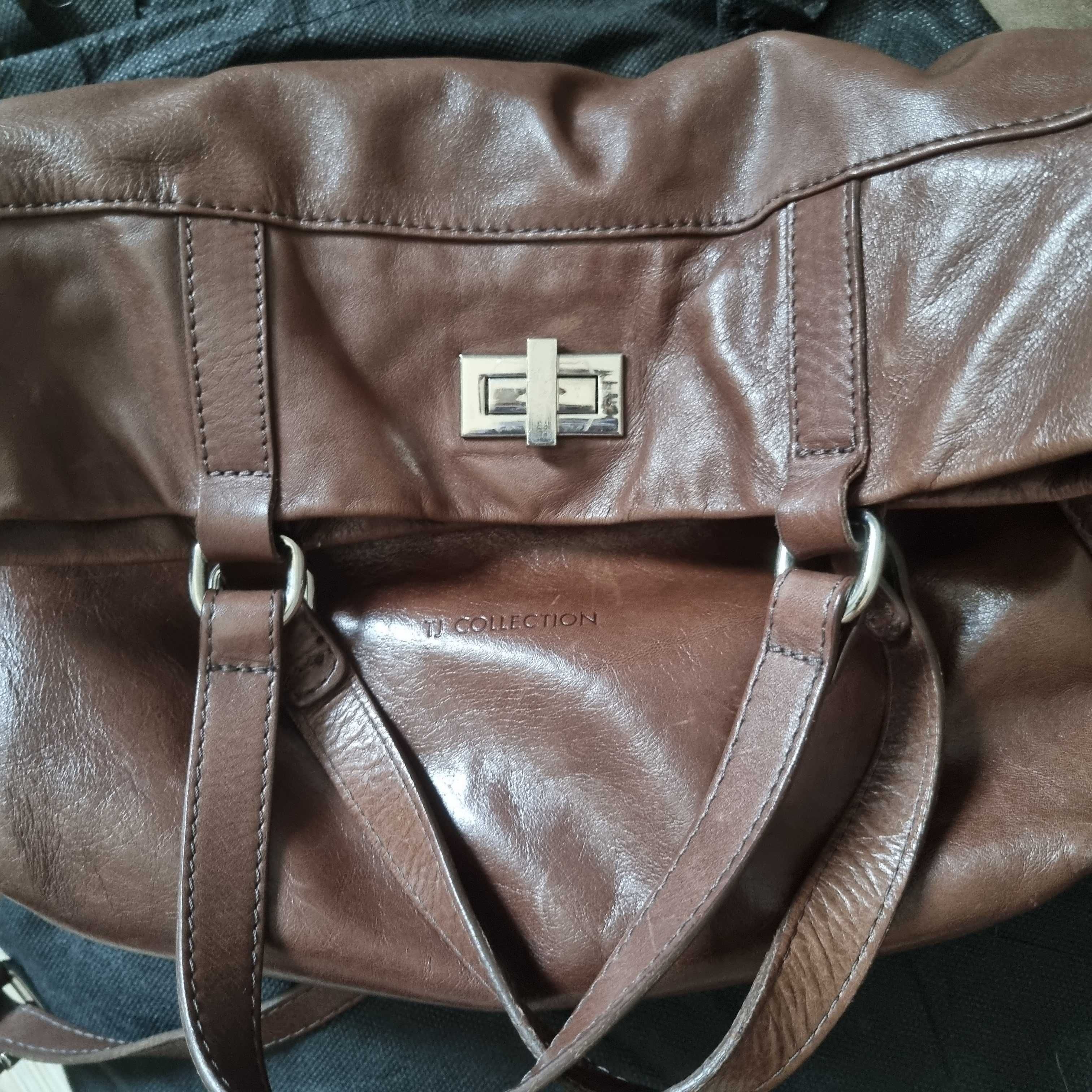 Сумка из натуральной кожи TJ Collection оригинал состояние новой