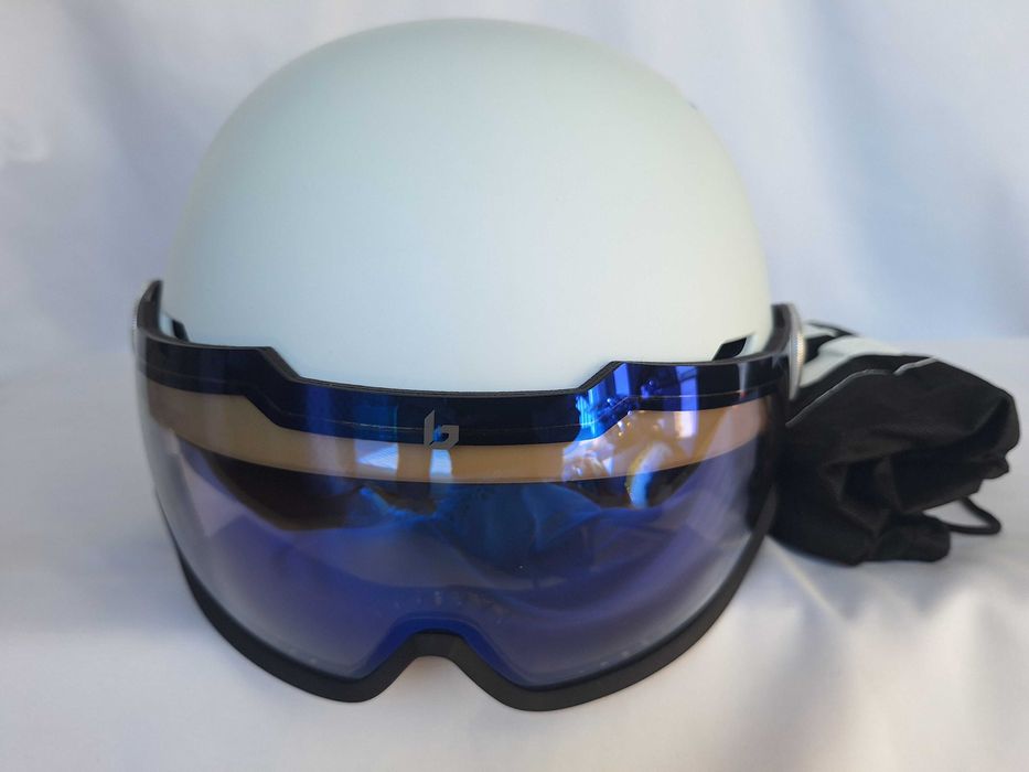 Kask narciarski BOLLE Edge Visor Off White Photochromic L 59-62cm S1-2