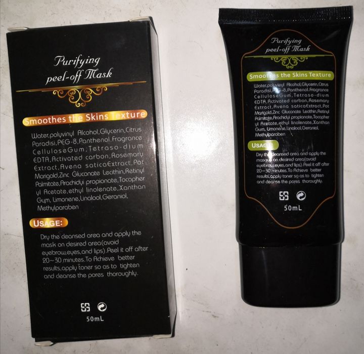 Máscara Facial Preta (Peel off mask)