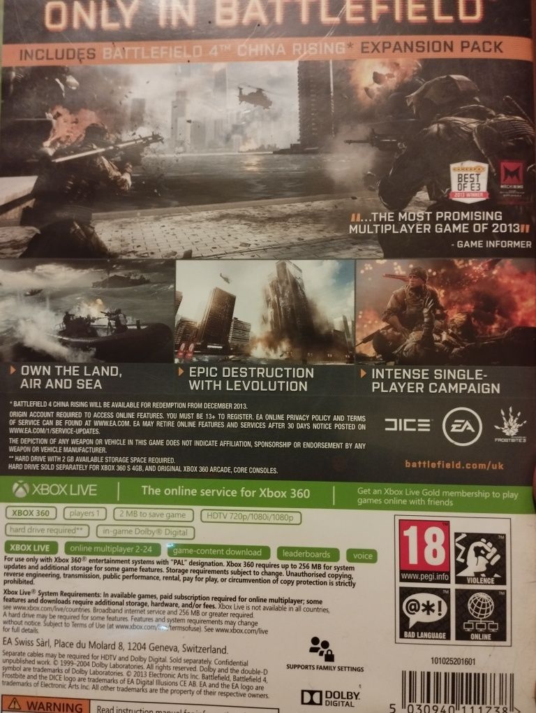 Battlefield 4 XBOX 360