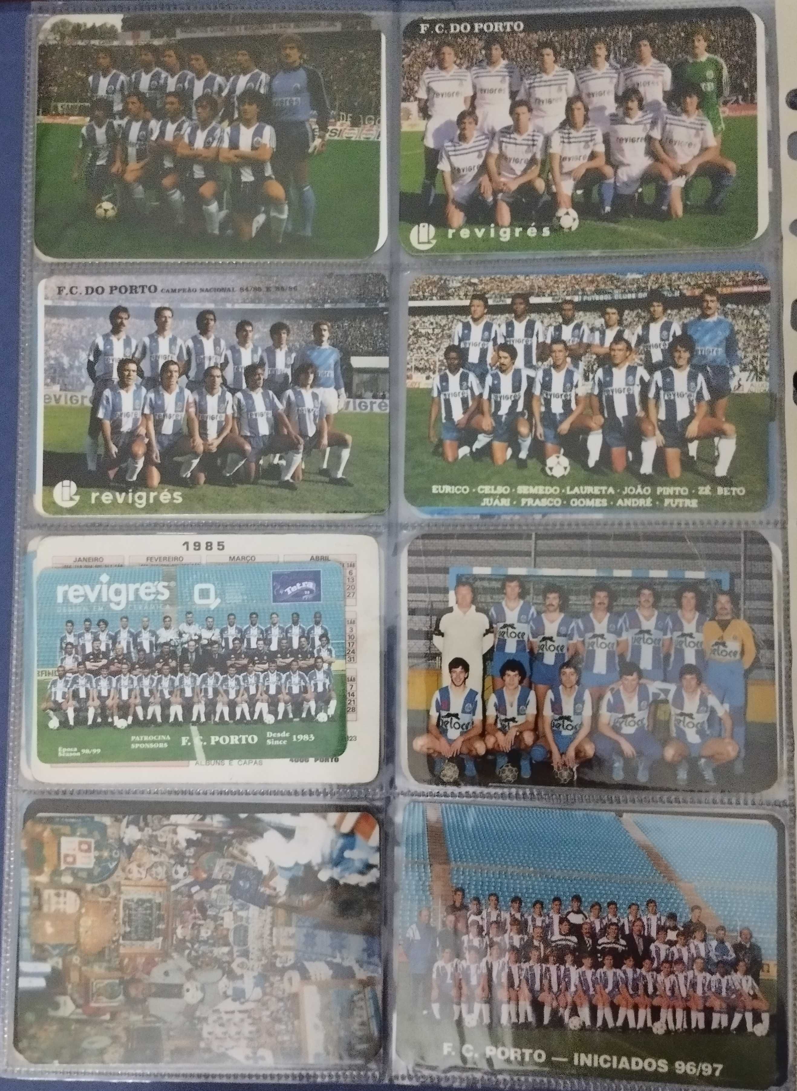 Coleção de 54 Calendários do FC Porto em Óptimo Estado