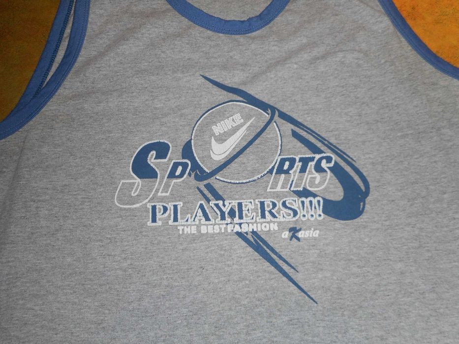 NIKE USA M podkoszulek bezrękawnik RETRO VINTAGE mega unikat bawełna