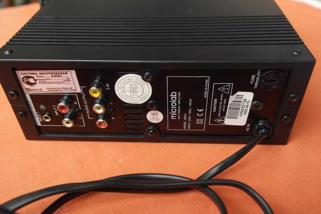 Усилитель от Акустической системы Microlab A-6321