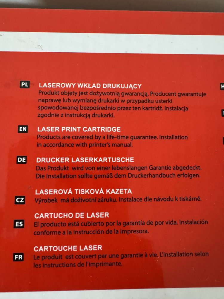 tusz do drukarki