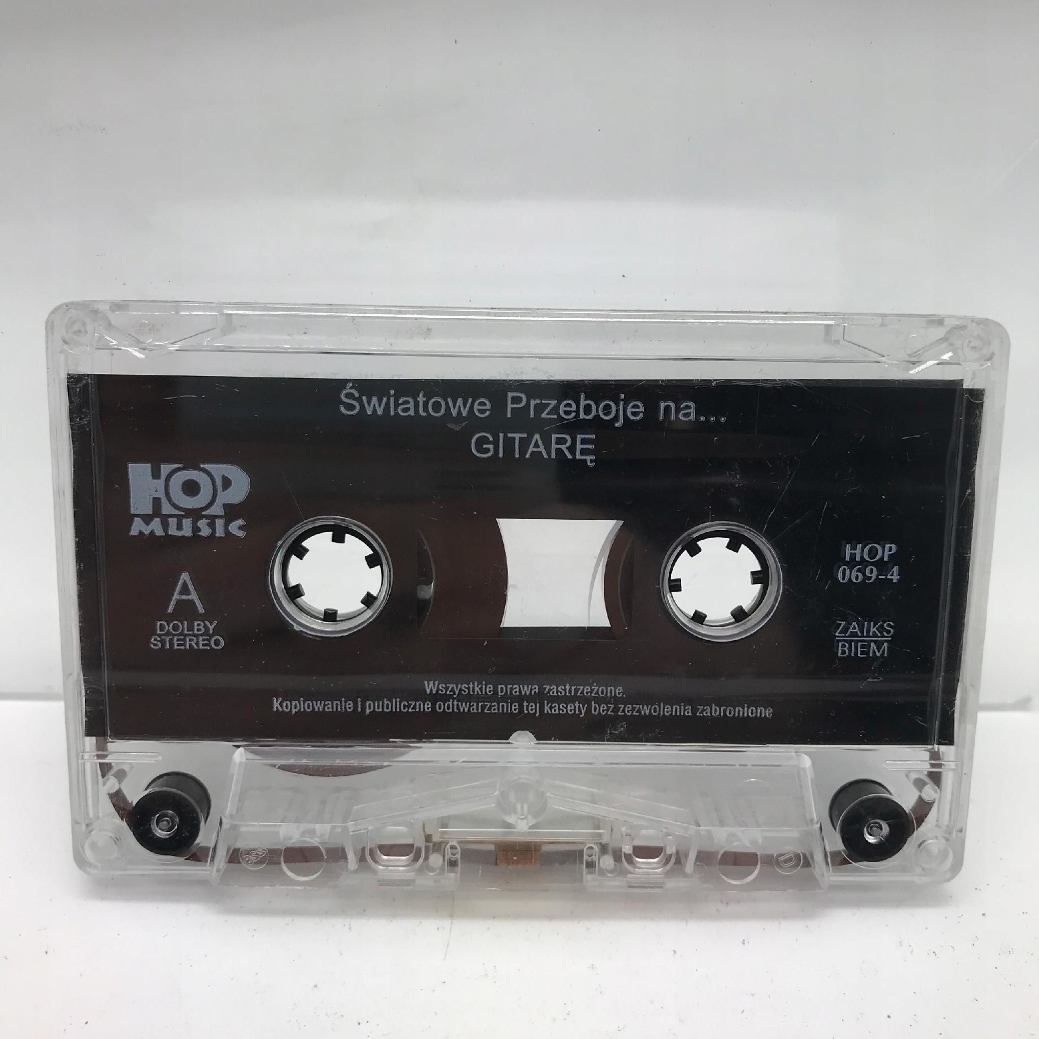 kaseta - various - światowe przeboje na gitarę 2001 składanka