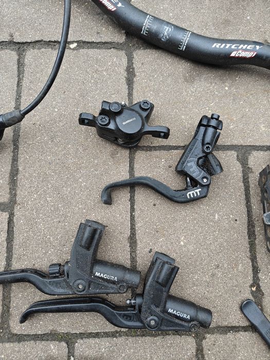 Zestaw części rowerowych Magura Shimano sztyce