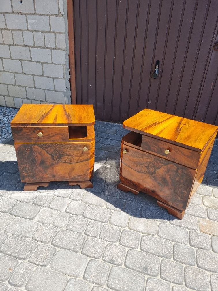 Szafki nocne Art Deco, nakastliki, antyk, vintage.