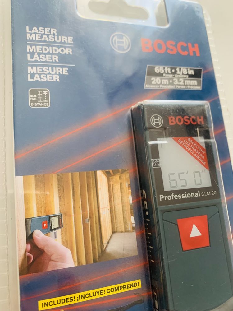 Dalmierz miarka laserowa Bosch GLM 20 X, 20m. NOWA!