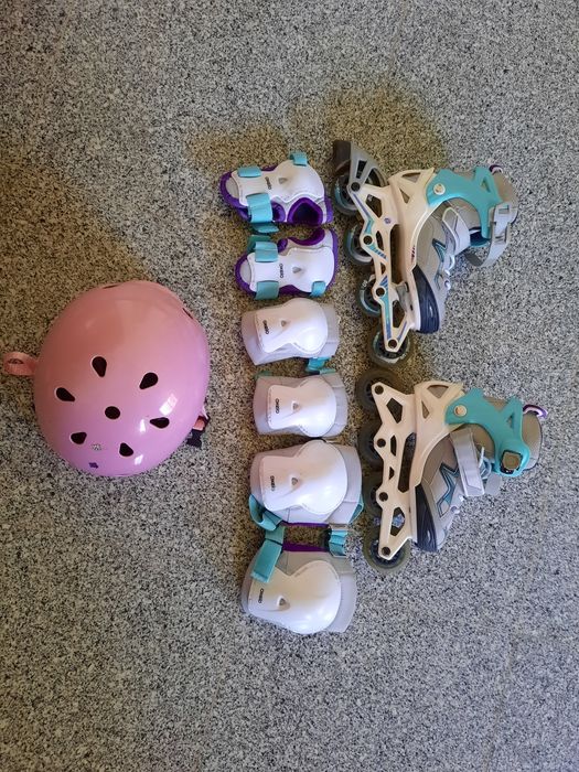 Patins em linha 32-35 e acessórios