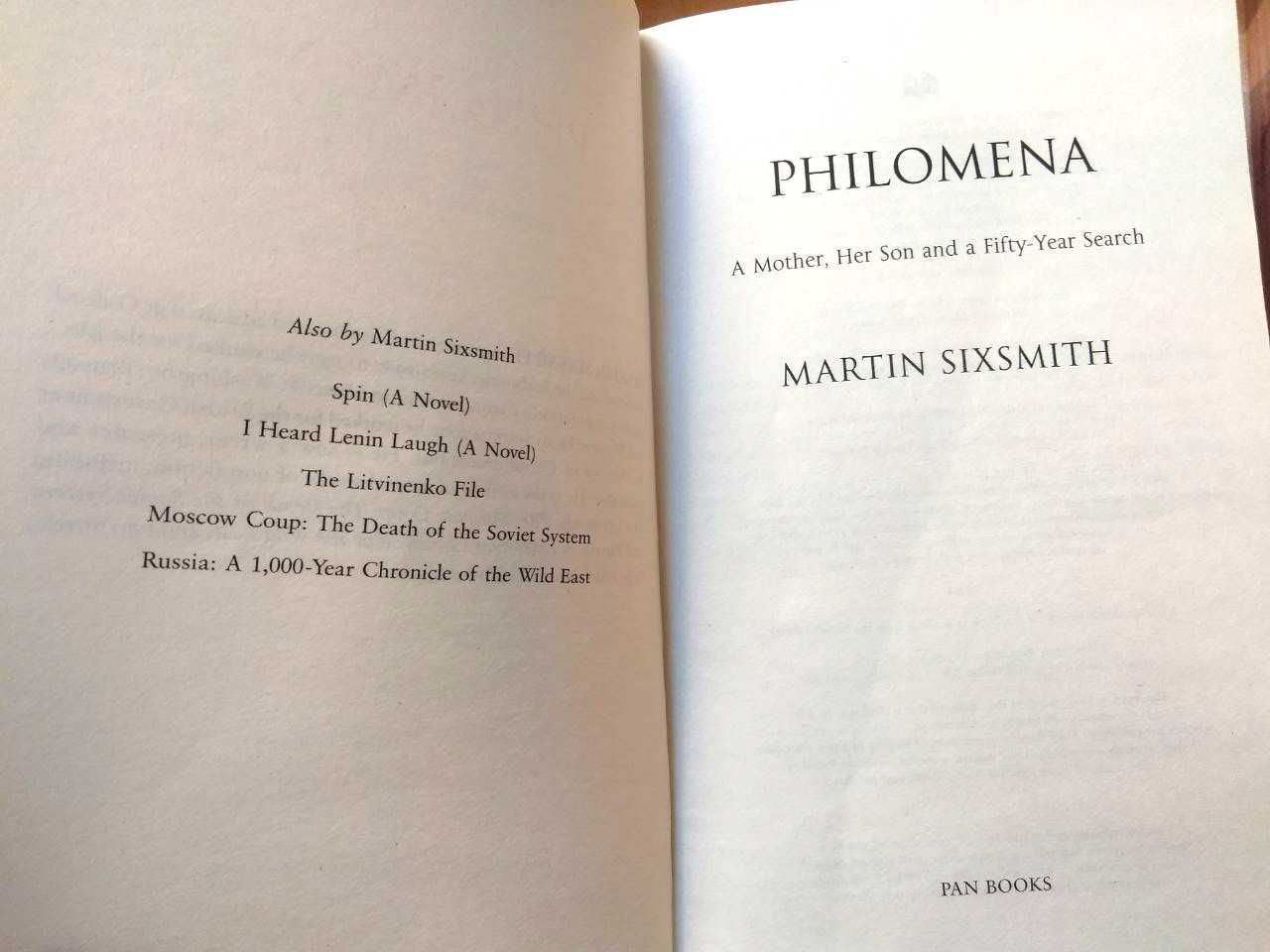 Кино-роман Philomena by Martin Sixsmith (на англ.)