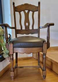 Drewniany Fotel/krzeslo do biurka