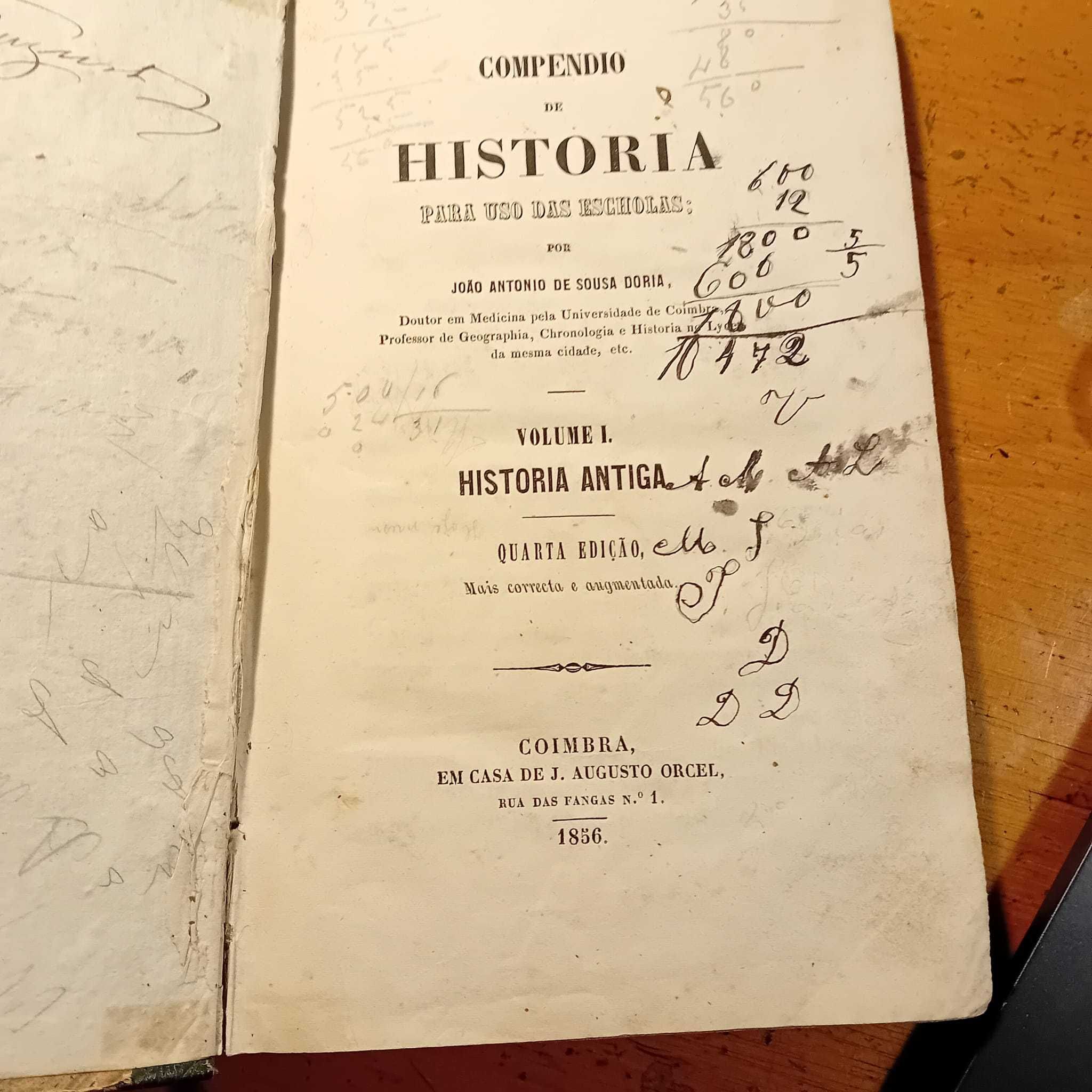 Compenio de Historia Para Uso das Escholas 1856