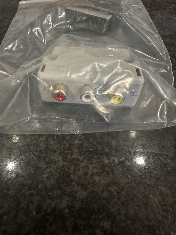 Adaptador coaxial scart - novos