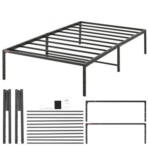 Cama plataforma  estrutura de ripas de aço estrutura de cama de metal
