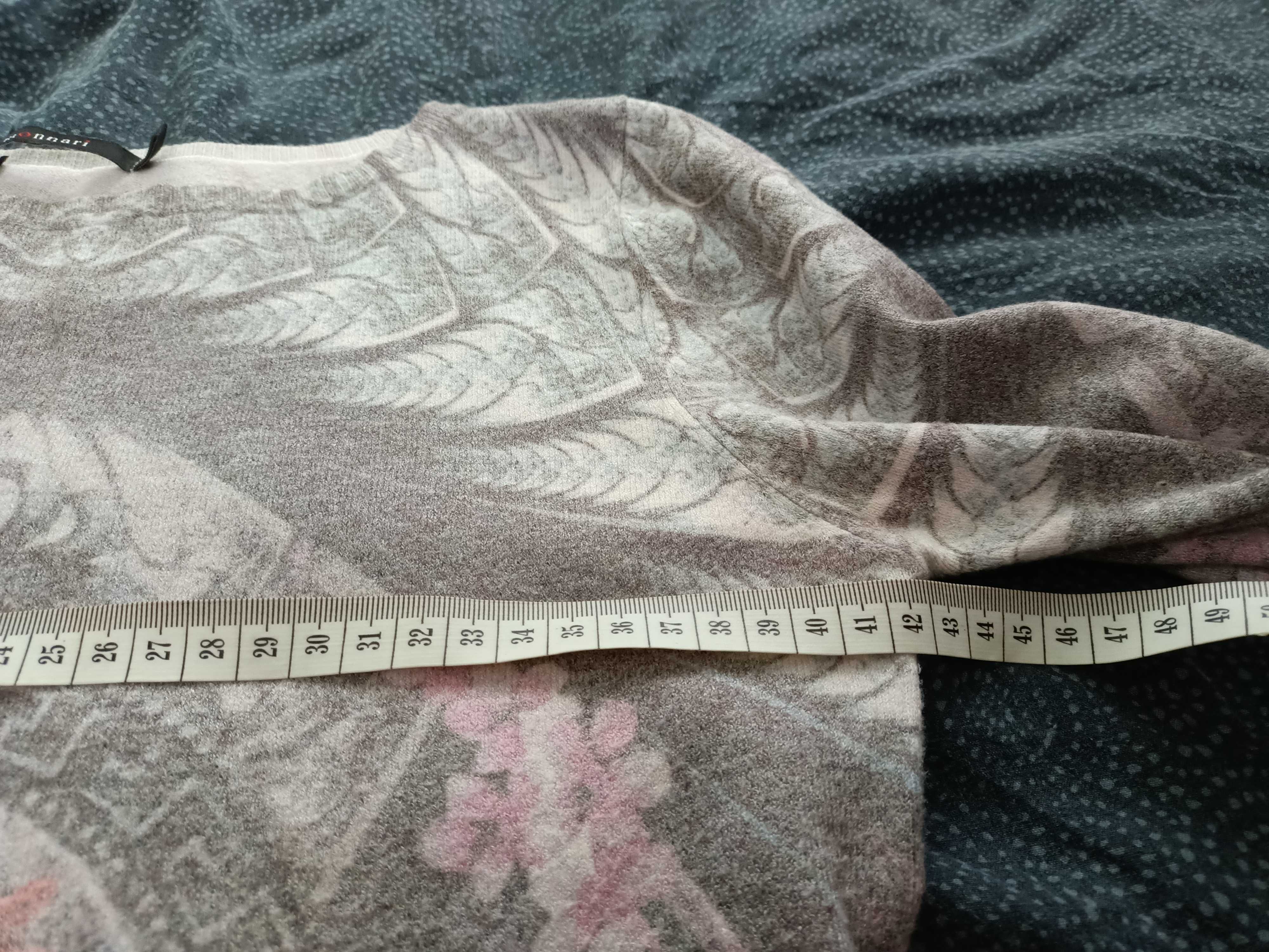Monnari - przepiękny sweter rozmiar S na M - futro z jenota