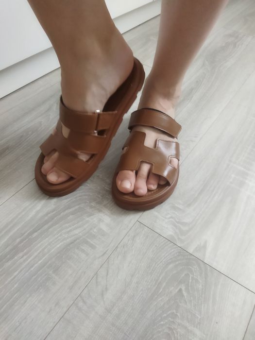 Шльопки, тапки. Шкіра 40 розмір.