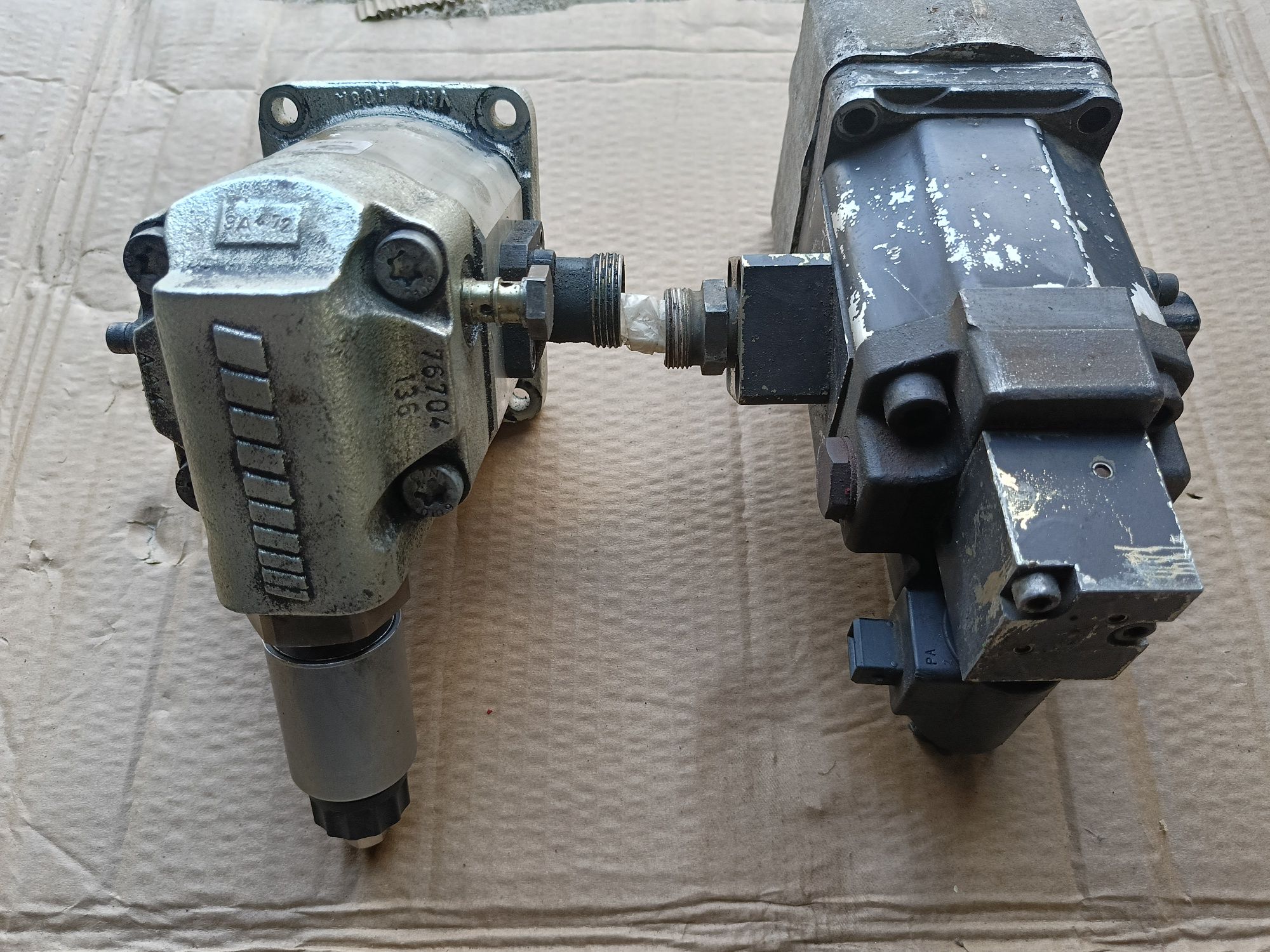 Silnik wentylatora chłodnicy Rexroth, Sauer Bibus 19.2L