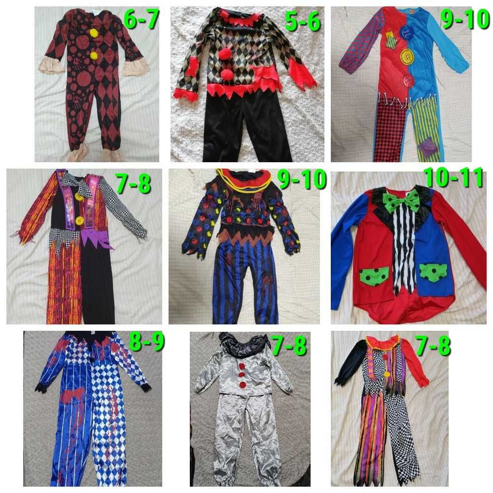 карнавальный костюм джокер, клоун оно 5-6, 6-7, 7-8, 8-9, 9-10-11 лет