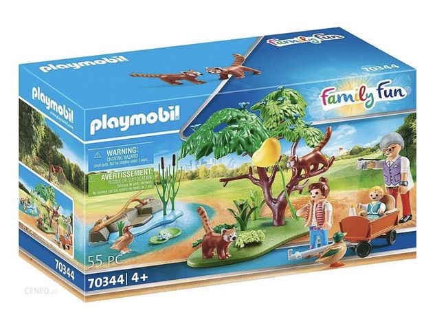 Nowy zestaw Zoo Playmobil Family Fun 70344 pandki rude
