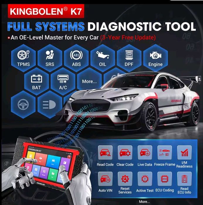 KINGBOLEN K7 Dożywotnia Aktualizacja Interfejs Diagnostyczny