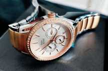 Zegarek damski Pierre Ricaud cyrkonie Swarovski rose gold