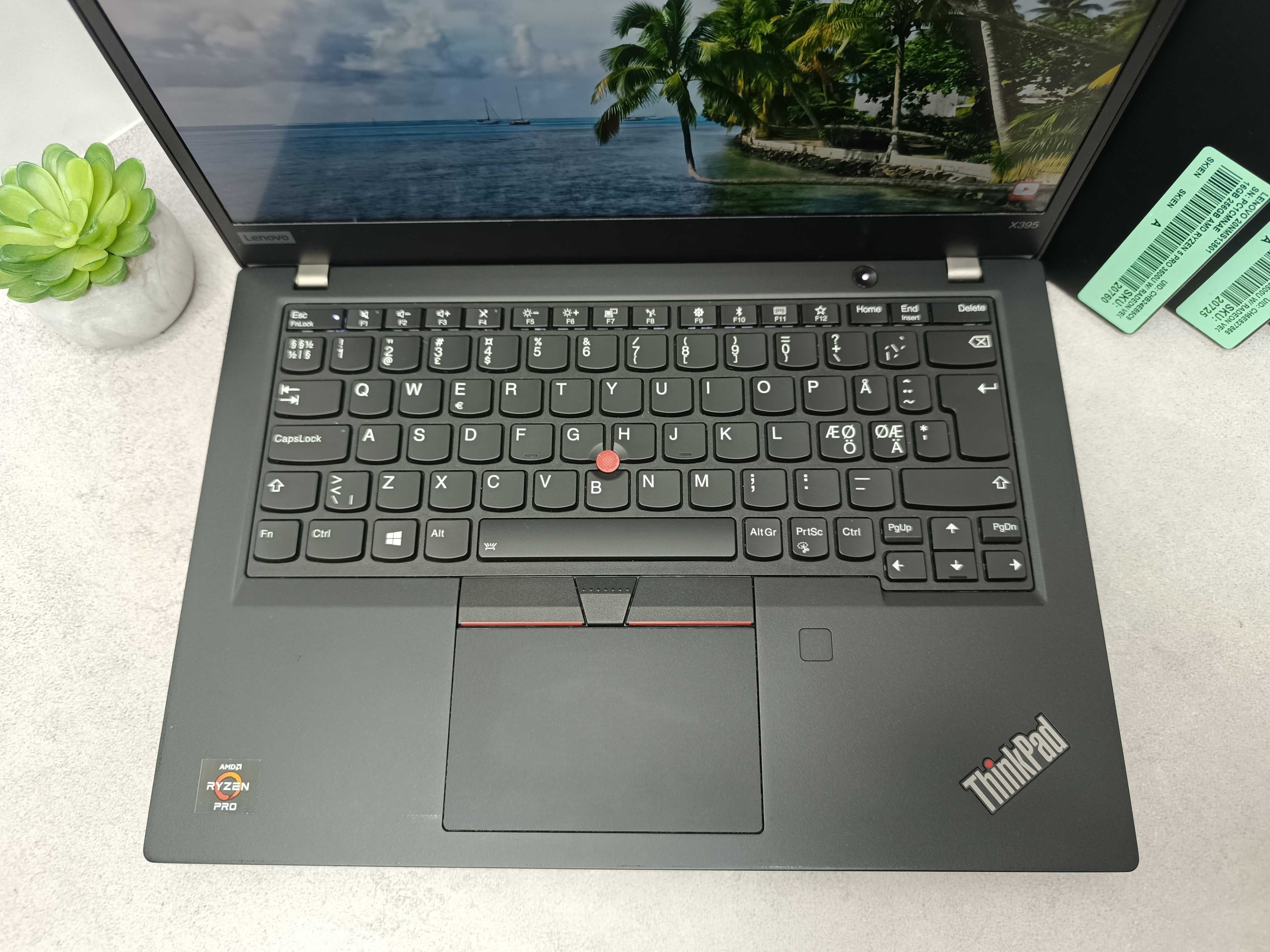Лот з 5шт Lenovo ThinkPad X395/Ryzen 5 Pro/Стан 5+/4 ядра/16/256/Touch