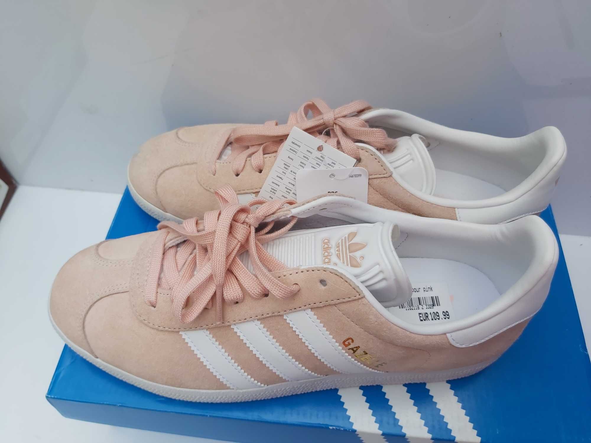 Sportowe buty ADIDAS gazelle pink różowe  sneakersy 40 2/3