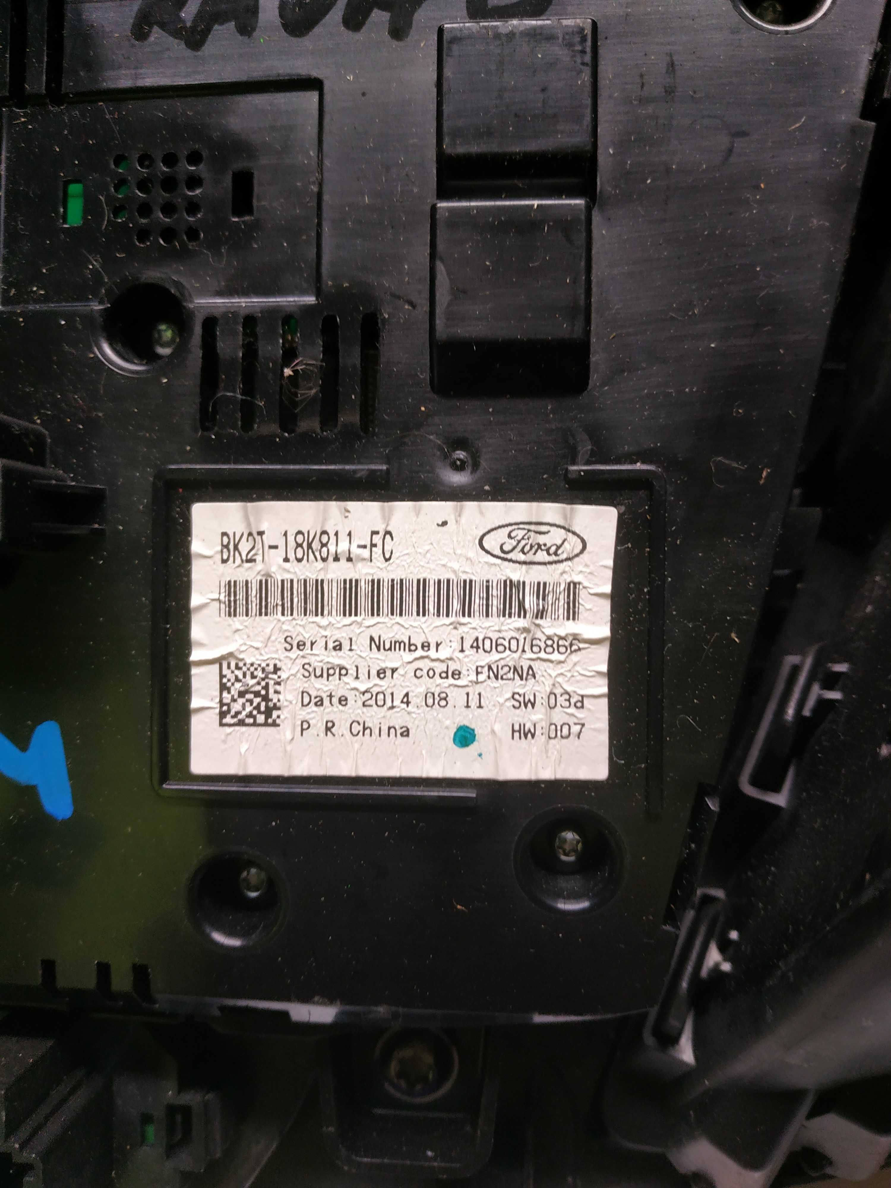 Ford Custom Transit Connect BK2 V362 CD nawiew stereo radio panel