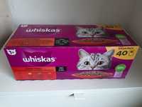 Whiskas mokra karma w sosie dla kota 40x85g