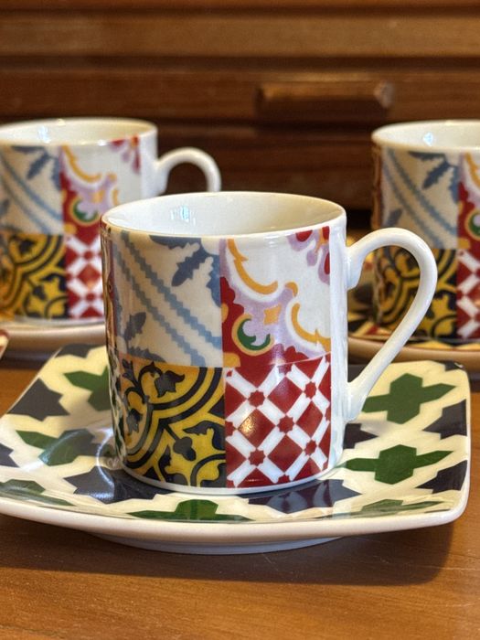 Conjunto chavenas e pires café Gato Preto