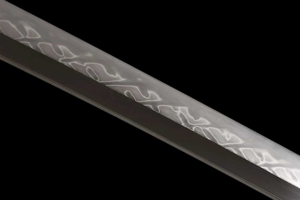 RĘKODZIEŁO - Miecz japoński samurajski Katana stal T10 szabla HAMON