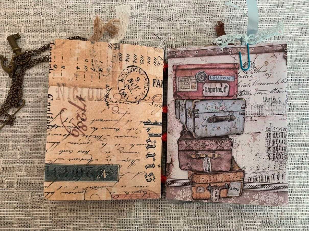 Junk Journal Handmade "Old memories"