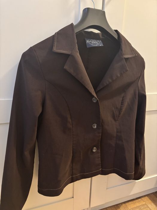 Brązowa marynarka M