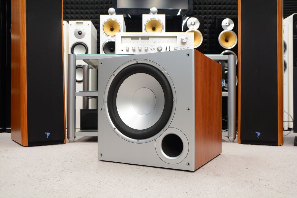 Mocny subwoofer aktywny POLK Audio PSW12 kina domowego i muzyki